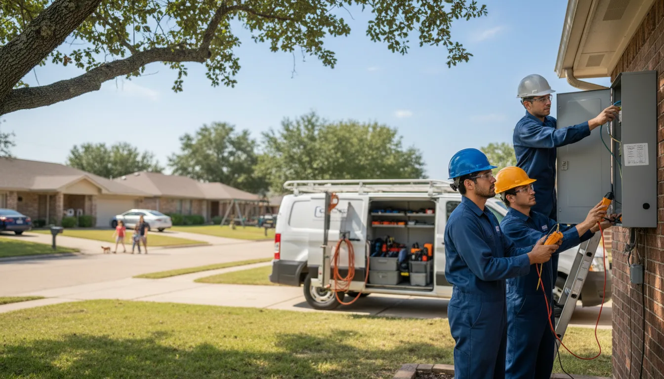 Certified electrician providing emergency electrical services in Horatio, SC